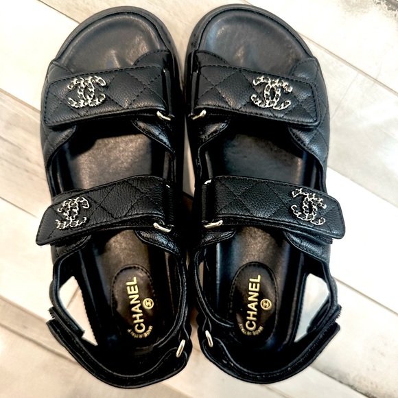 CHANEL Shoes - COPY - COPY - Chanel Dad sandals 39